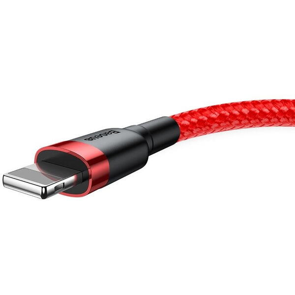 Baseus Cafule USB Lightning cable 2.4A 1m (black + red)