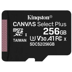 Card de memorie MicroSD Kingston Canvas Select Plus, 256GB, UHS-I, Class 10