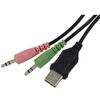Casti gaming Spacer RGB, cu fir, standard, microfon pe brat, conectare prin USB & Jack 3.5 mm x 2, iluminare RGB, Negru