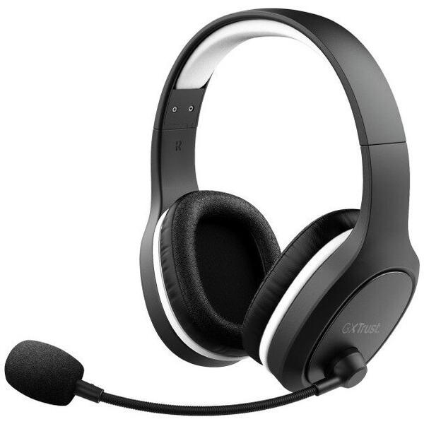 Casti Trust GXT 391 Thian Headset Wired & Wireless Head-band Gaming USB Type-C Black, White