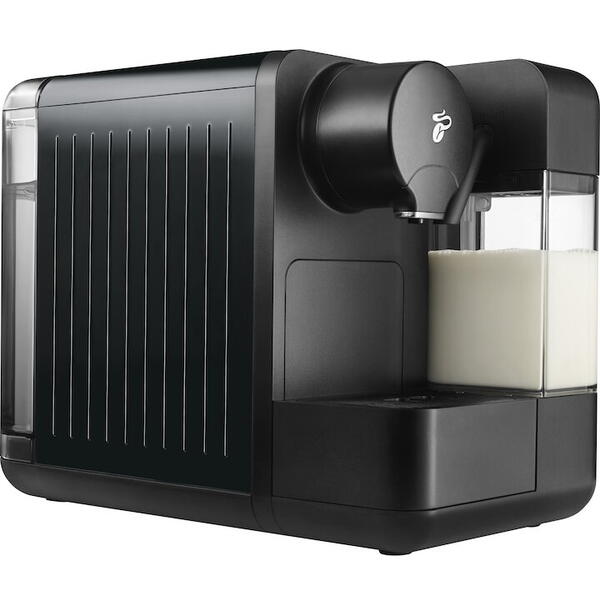Espressor Tchibo Cafissimo milk black 393765, rezervor apa 1.2l, rezervor lapte 400ml, tip bauturi: Espresso Café Crema, Cafea Lunga, Cappuccino, Latte, Negru