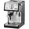 Espressor manual DeLonghi ECP35.31 - 0132104159, 1100W, 15bar, Rezervor 1.1l, Sistem Cappuccino, Black Silver