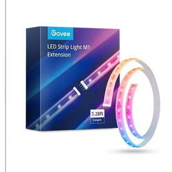 Banda LED, Govee, WiFi/Bluetooth, 1 m, RGBIC+, Multicolor