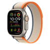 Curea pentru Apple Watch 49mm, Trail Loop, Orange/Beige, S/M