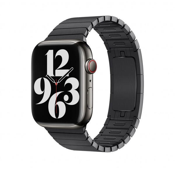 Curea pentru Apple Watch 42mm, Link Bracelet, Negru