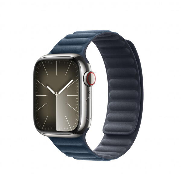 Curea pentru Apple Watch 41mm, Magnetic Link, M/L, Albastru