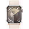 Smartwatch Apple Watch 9 GPS, 45mm Starlight Aluminium Case, Starlight Sport Loop