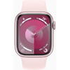 Apple Watch 9, GPS, Cellular, Carcasa Pink Aluminium 41mm, Light Pink Sport Band - M/L