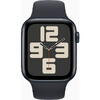 Apple Watch SE (2023), GPS, Cellular, Carcasa Midnight Aluminium 44mm, Midnight Sport Band - M/L