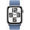 Smartwatch Apple Watch SE 2 (2023) Aluminium, 1.78inch, 4G, Curea Nylon, Winter Blue Sport Loop
