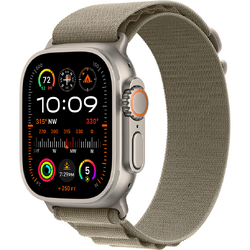 Smartwatch Apple Watch Ultra 2 GPS + Cellular, 49mm Titanium Case with Olive Alpine Loop - Large