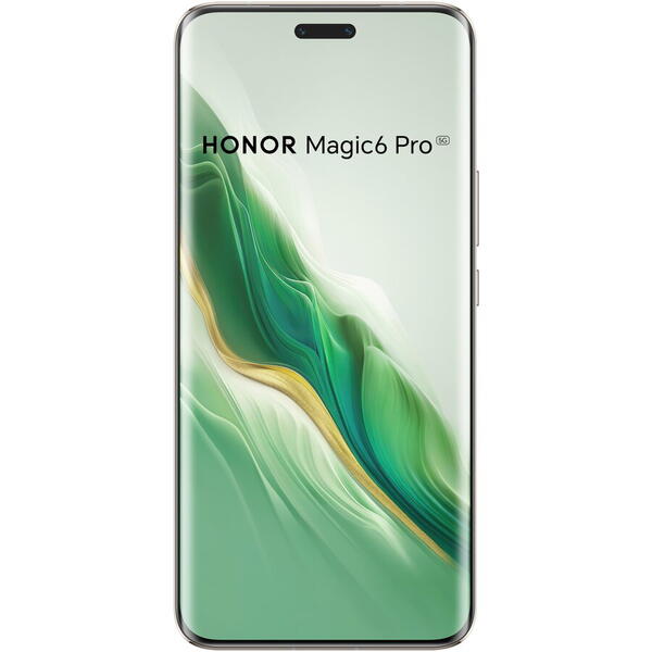 Telefon mobil HONOR Magic 6 Pro, Dual SIM, 12GB RAM, 512GB, 5G, Verde