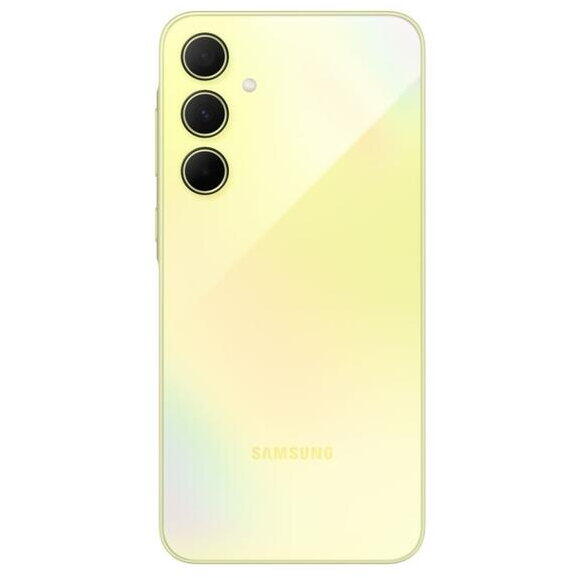 Telefon Mobil Samsung Galaxy A35, Procesor Exynos 1380 Octa-Core, Super AMOLED touchscreen 6.6", 8GB RAM, 256GB Flash, Camera Tripla 50+8+5MP, Wi-Fi, 5G, Dual Sim, Android, Galben