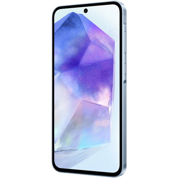 Telefon mobil Samsung Galaxy A55, Dual SIM, 8GB, 256GB, 5G, Ice Blue