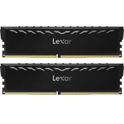 Kit Memorie Lexar Thor Black Intel XMP 2.0 32GB, DDR4-3600MHz, CL18, Dual Channel