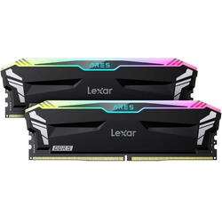 Memorii Lexar ARES RGB DDR5 32GB (2x16GB) 6000MT/s CL30, AMD Expo & Intel XMP 3.0