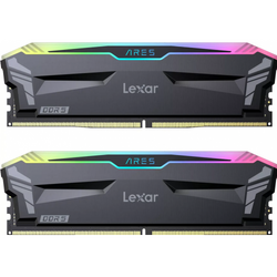 Kit Memorie Lexar ARES RGB Black Intel XMP 3.0 32GB, DDR5-6400MHz, CL32, Dual Channel