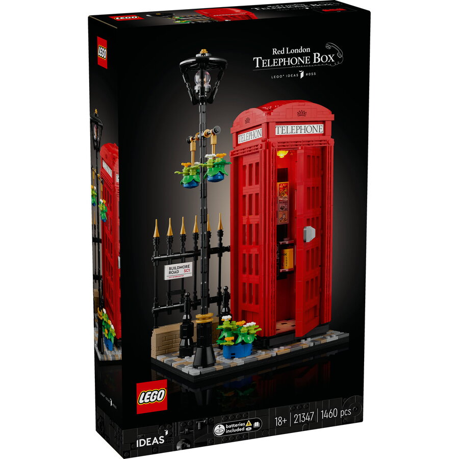 Lego Ideas - Cabina telefonica din Londra, 1460 piese