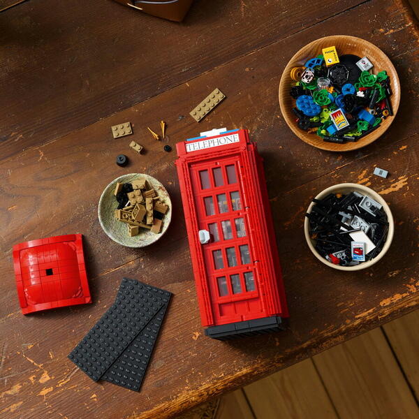 LEGO® Lego Ideas - Cabina telefonica din Londra, 1460 piese