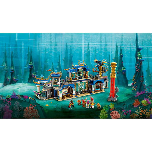 LEGO® Lego Monkie Kid - Palatul Dragonului de la Rasarit, 2364 piese