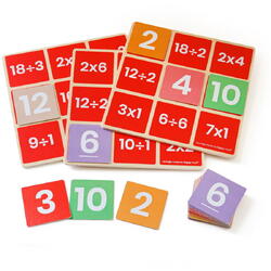 Bingo matematic - Inmultiri si impartiri