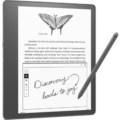 Tableta ePaper Amazon Kindle Scribe, ecran 10.2", 300 ppi, Standard Pen inclus, 16GB, Wi-Fi, Gri