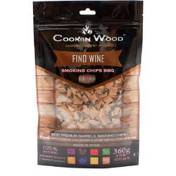 Cookinwood Surcele pentru afumat gratar, Fino Wine, 350 gr