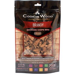 Cookinwood Surcele pentru afumat gratar, Brandy, 350 gr