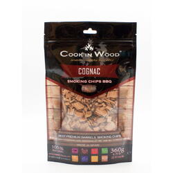 Cookinwood Surcele pentru afumat gratar, Cognac, 350 gr