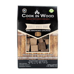 Cookinwood Bucati de lemn pentru afumat gratar, Sweet White Wine ,1200 g