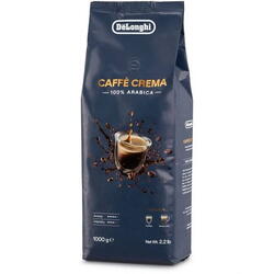 Cafea boabe DeLonghi Caffè Crema DLSC618 - AS00001151, 1kg, 100% Arabica, Intensitate 4