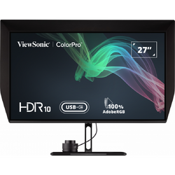 Monitor IPS LED ViewSonic 27" VP2786-4K, Ultra HD (3840 x 2160), HDMI, DisplayPort, Pivot, Boxe, Negru