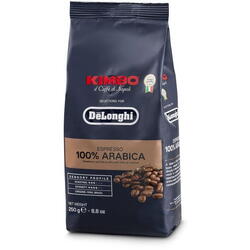 Cafea boabe DeLonghi Kimbo 100% Arabica DLSC612 - 5513282381, 250g, Prajire medie, Intensitate 4