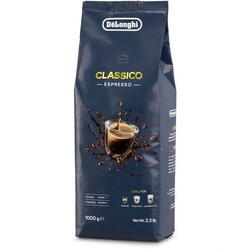 Cafea boabe DeLonghi Espresso Classico DLSC616, 1kg, Prajire medie, 50% Arabica 50% Robusta, Intensitate 5
