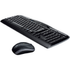 Kit Wireless Logitech MK3300 - Tastatura, USB, Layout US, Black + Mouse Optic M215, USB, Negru