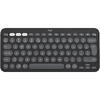 Tastatura Bluetooth Logitech Pebble Keys 2 K380s, Multi-Device, Tonal graphite