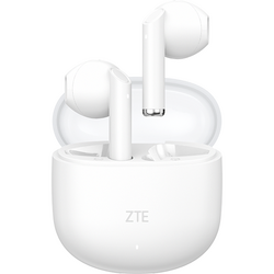 Casti True Wireless ZTE Buds 2, Bluetooth, ENC, Touch Control, Alb