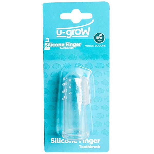 Periuta dinti pentru deget U-Grow A-1050, silicon