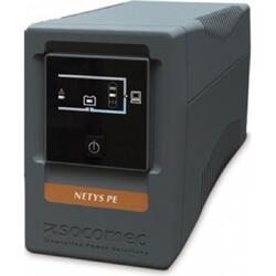 UPS SOCOMEC Netys PE 650VA, putere 650VA / 360W, 3 prize 'Out' + 1 priza 'In', timp de back-up (1 PC
