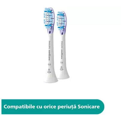 Rezerva periuta de dinti Philips Sonicare G3 Premium Gum Care HX9052/17, 2 buc