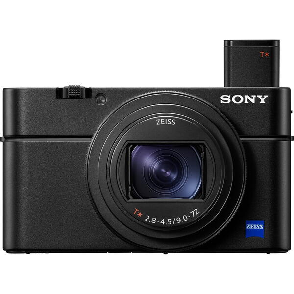 Aparat foto digital premium Sony Cyber-Shot DSC-RX100 VI, 20.1MP, 4K HDR, senzor 1 inch, obiectiv 24-200 mm, SteadyShot, Negru