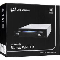Blu-Ray writer Hitachi-LG BH16NS55, intern, SATA, Retail, Negru