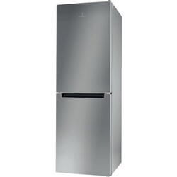 Combina frigorifica Indesit  LI7 S2E S, Silent Cooling, Low Frost, Clasa E, volum 308L, Inox