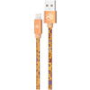 Tellur Graffiti USB to tip Lightning cable, 3A, 1m, Orange