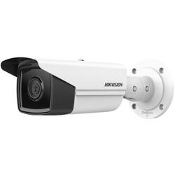 Camera supraveghere video HikVision IP AcuSense, Rezolutie 4.0 MP, Lentila 4 mm, Distanta IR 80 m, Functie Deep Learning, Slot microSD (Alb)