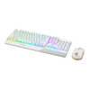 Kit Tastatura si mouse MSI VIGOR GK30 COMBO, layout UK, USB, iluminare RGB, Alb