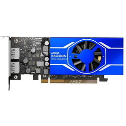 Placa Video AMD GPU Radeon PRO W6400 4GB GDDR6 64bit, 7.07TFLOPS FP16, 128 GBps, PCI-E 4.0 x 4, 2x DP