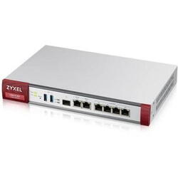 Router Zyxel USG Flex Firewall USGFLEX200-EU0102F ultrasunete Flex 10/100/1000 2xWAN 4xLAN Firewall / DMZ 1xSFP 2xUSB 1 Yr UTM pachet -USGFLEX200-EU0102F