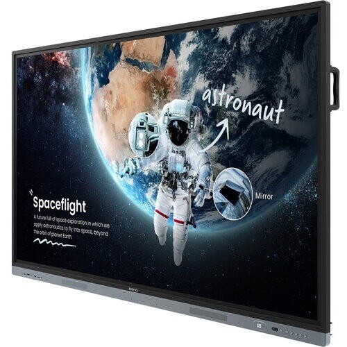 Display Interactiv Benq RM04 RM7504, 75" 4K UHD, 60Hz 8ms, Android, VGA, HDMI, DP