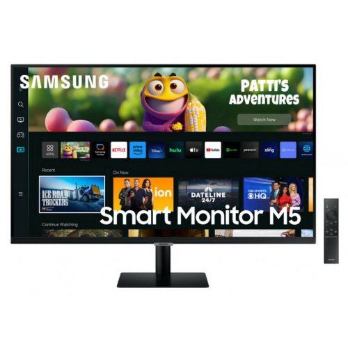 Monitor LED Samsung Smart M5 LS32CM500EUXEN, 32inch, 1920x1080, 4ms GTG, Negru